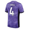 Maillot de Supporter Liverpool Virgil 4 Troisième 2023-24 Pour Homme